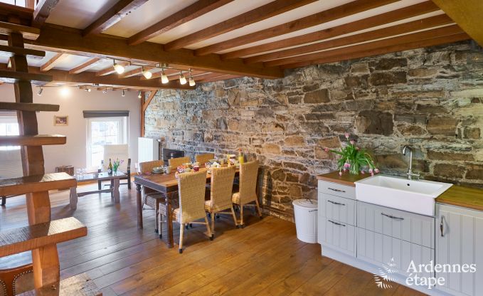 Holiday cottage in Rochefort for 12/14 persons in the Ardennes