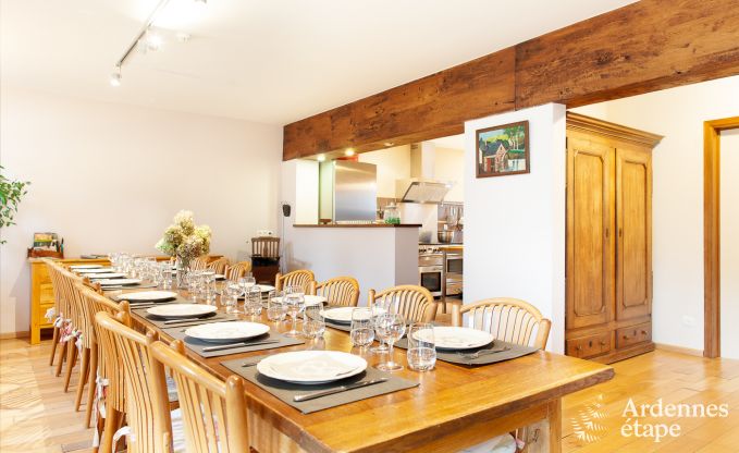Holiday cottage in Saint- Hubert for 14 persons in the Ardennes