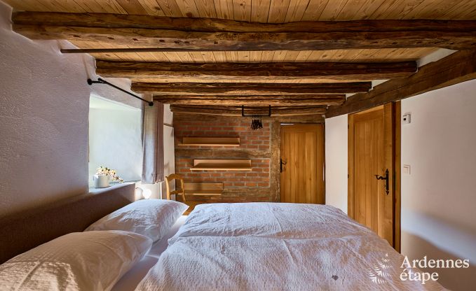 Charming holiday home in Saint-Vith for 6 people with sauna, private garden and open fireplace