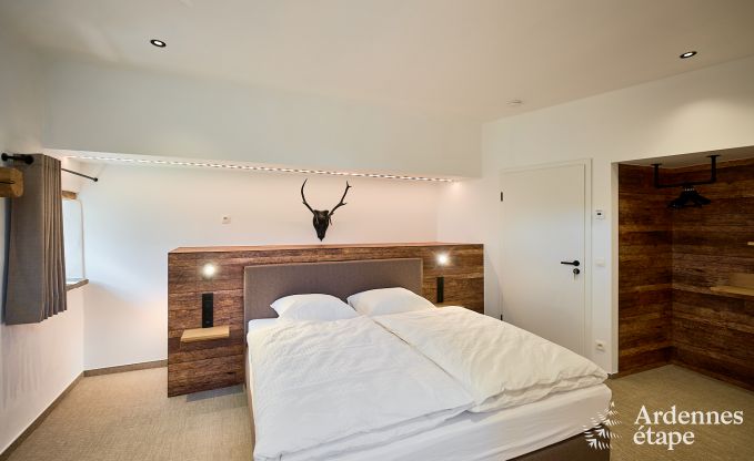 Charming holiday home in Saint-Vith for 6 people with sauna, private garden and open fireplace