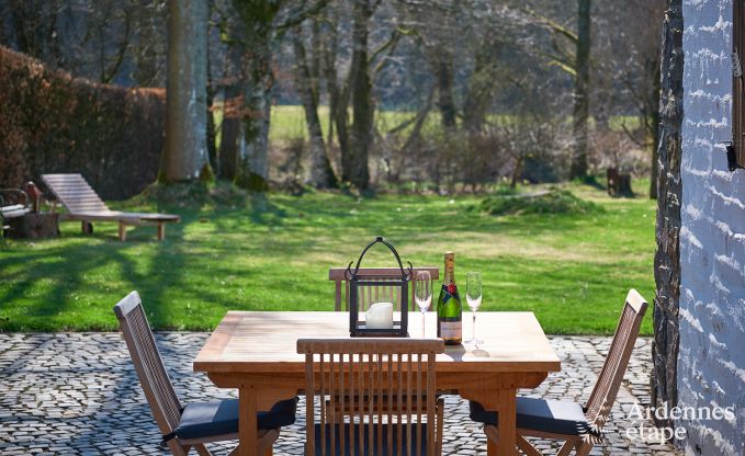 Charming holiday home in Saint-Vith for 6 people with sauna, private garden and open fireplace