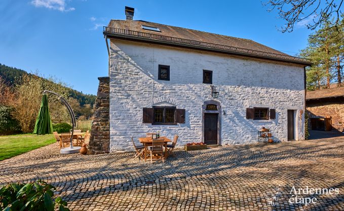 Charming holiday home in Saint-Vith for 6 people with sauna, private garden and open fireplace