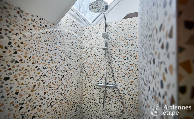 Charming holiday home in Saint-Vith for 6 people with sauna, private garden and open fireplace