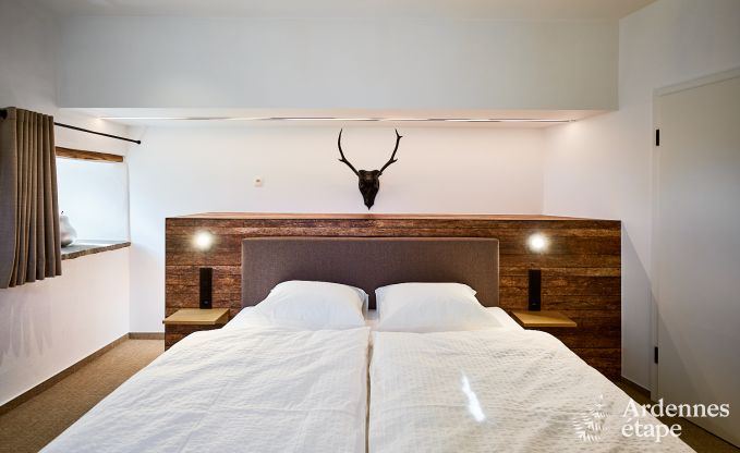 Charming holiday home in Saint-Vith for 6 people with sauna, private garden and open fireplace