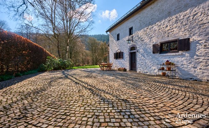Charming holiday home in Saint-Vith for 6 people with sauna, private garden and open fireplace