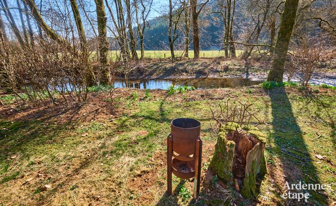 Charming holiday home in Saint-Vith for 6 people with sauna, private garden and open fireplace