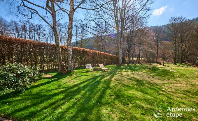 Charming holiday home in Saint-Vith for 6 people with sauna, private garden and open fireplace