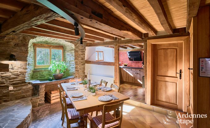 Charming holiday home in Saint-Vith for 6 people with sauna, private garden and open fireplace