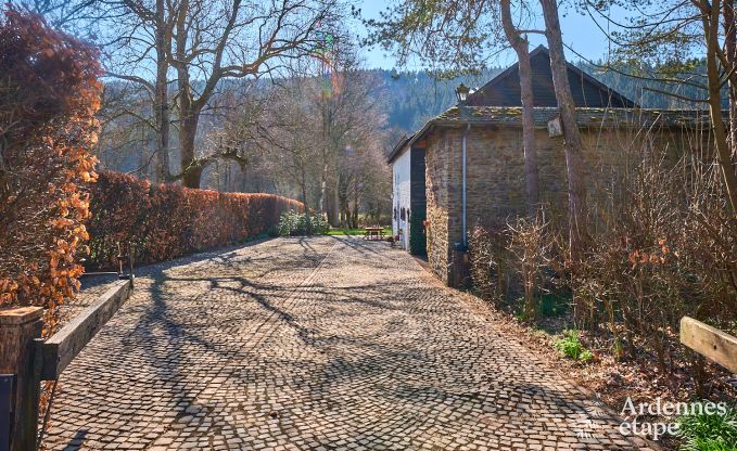 Charming holiday home in Saint-Vith for 6 people with sauna, private garden and open fireplace