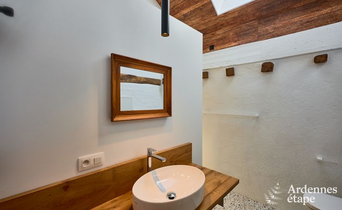 Charming holiday home in Saint-Vith for 6 people with sauna, private garden and open fireplace