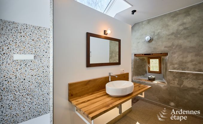 Charming holiday home in Saint-Vith for 6 people with sauna, private garden and open fireplace