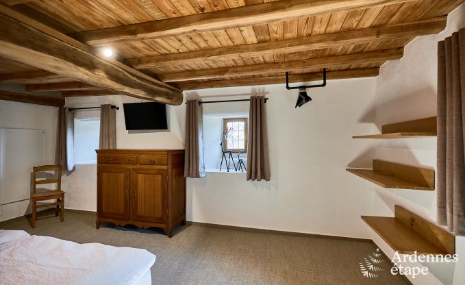 Charming holiday home in Saint-Vith for 6 people with sauna, private garden and open fireplace