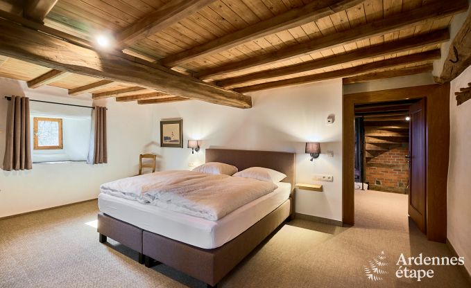 Charming holiday home in Saint-Vith for 6 people with sauna, private garden and open fireplace