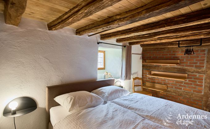 Charming holiday home in Saint-Vith for 6 people with sauna, private garden and open fireplace