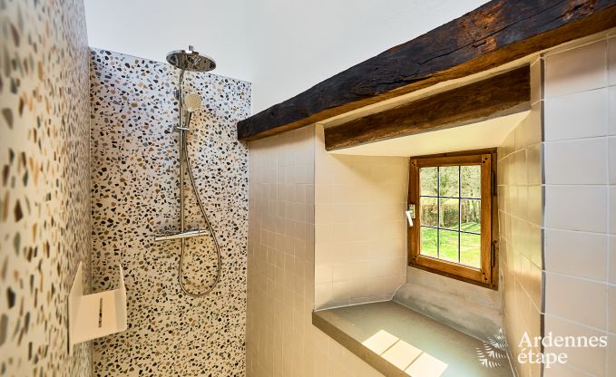 Charming holiday home in Saint-Vith for 6 people with sauna, private garden and open fireplace