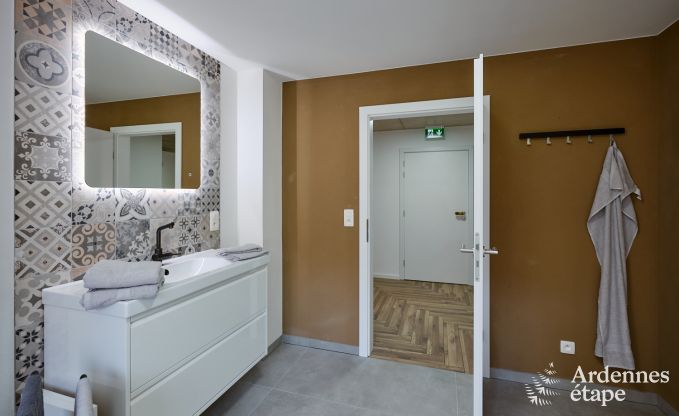 Spacious holiday home Saint-Vith for 23 people with 6 bedrooms, sauna and large garden