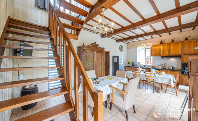 Comfortable holiday home with swimming pool in Sainte-Ode, Ardennes