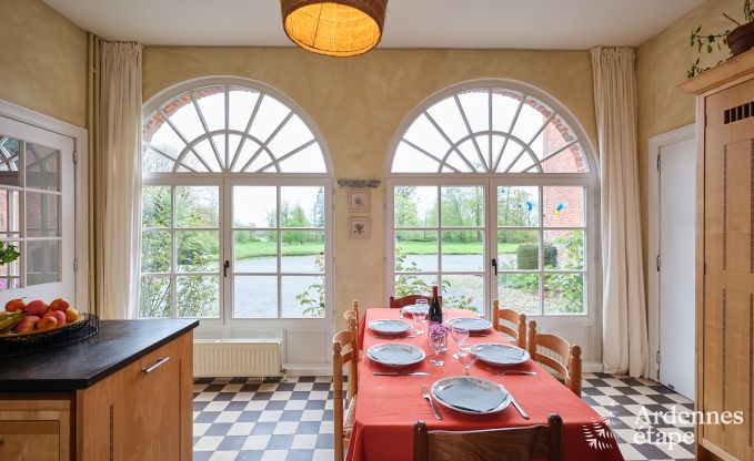 Charming holiday accommodation in the annex of a castle in Sars-la-Bruyre, Ardennes