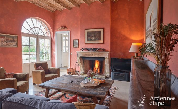 Charming holiday accommodation in the annex of a castle in Sars-la-Bruyre, Ardennes