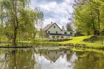 An oasis of calm in the Ardennes countryside near Sivry-Rance