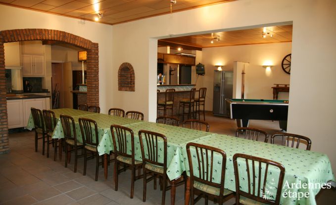 Holiday cottage in Sourbrodt for 15 persons in the Ardennes