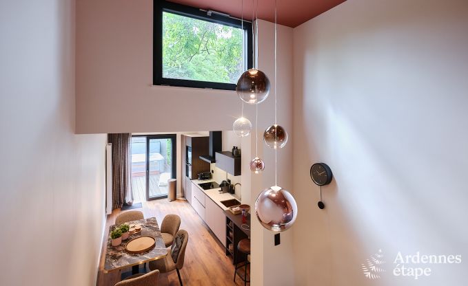 Charming holiday home in Spa with 2 bedrooms, relaxation area and private terrace with jacuzzi