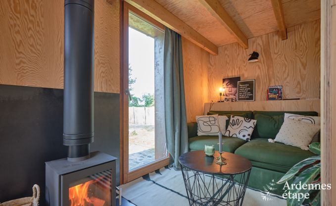 Tiny house with wood stove and private garden in Sprimont, High Fens
