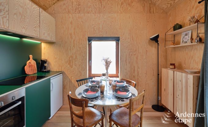 Tiny house with wood stove and private garden in Sprimont, High Fens