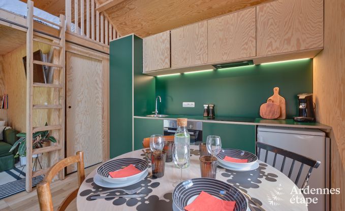 Tiny house with wood stove and private garden in Sprimont, High Fens