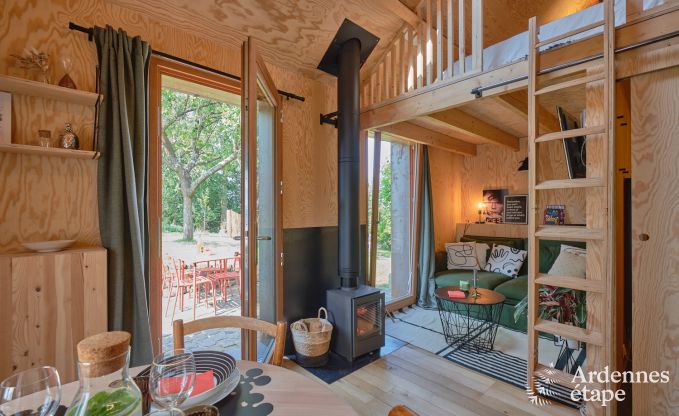 Tiny house with wood stove and private garden in Sprimont, High Fens