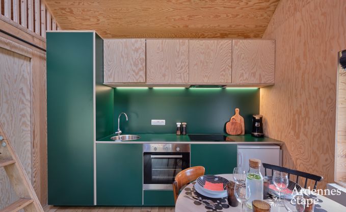 Tiny house with wood stove and private garden in Sprimont, High Fens