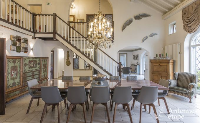 Luxury villa in Stavelot for 10/14 persons in the Ardennes