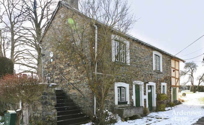 Authentic Ardennian stone farmhouse for 4 pers. to rent in Stoumont