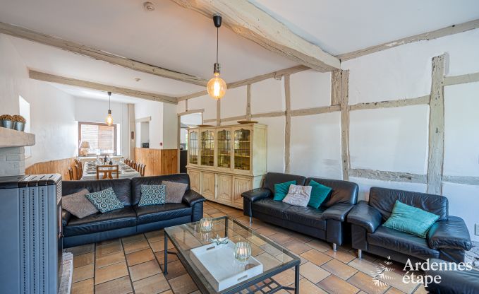 Holiday cottage in Stoumont for 14 persons in the Ardennes
