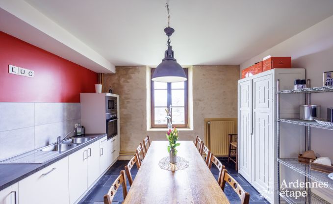 Holiday cottage in Torgny for 15 persons in the Ardennes