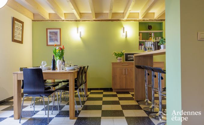 Holiday cottage in Torgny for 6/8 persons in the Ardennes