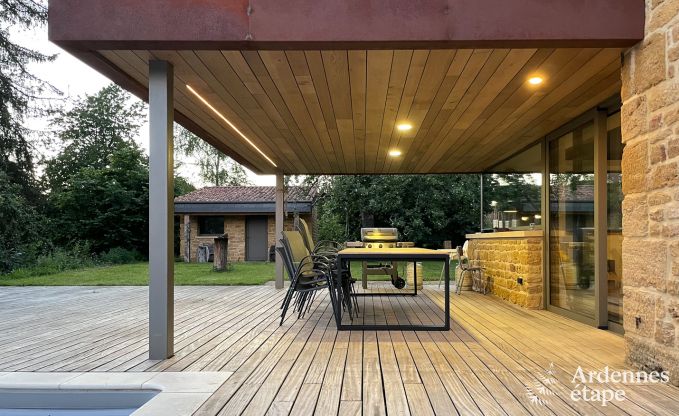 Luxury villa in Torgny for 10 persons in the Ardennes