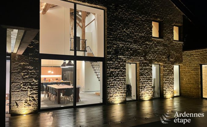 Luxury villa in Torgny for 10 persons in the Ardennes