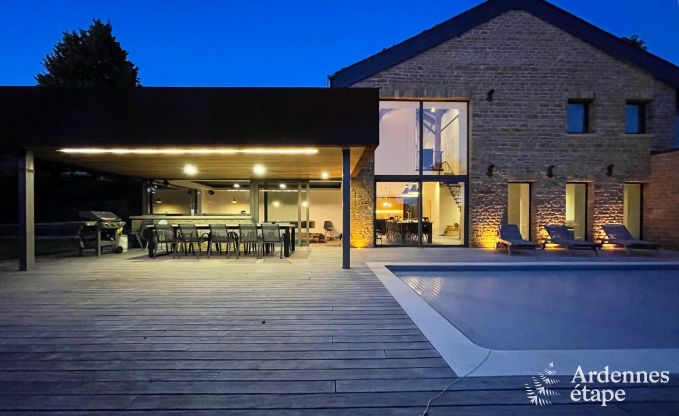 Luxury villa in Torgny for 10 persons in the Ardennes