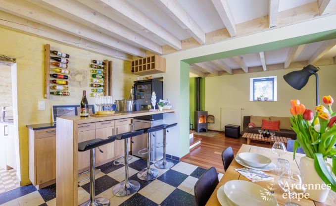 Holiday cottage in Torgny for 6/8 persons in the Ardennes