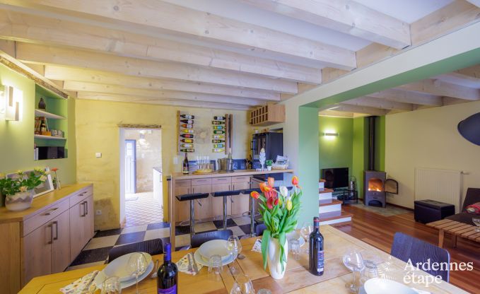 Holiday cottage in Torgny for 6/8 persons in the Ardennes