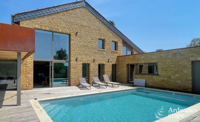 Luxury villa in Torgny for 10 persons in the Ardennes