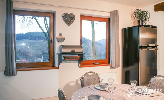 Rental holiday house for 4 pers. with view on the valley of Trois-Ponts