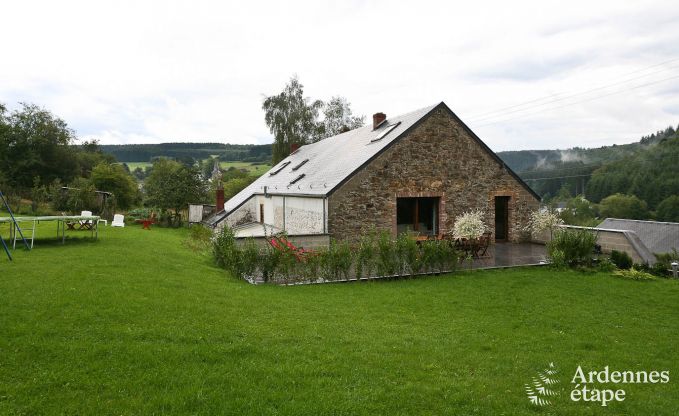 Holiday stone house cottage for 6/8 pers. to rent in Vencimont