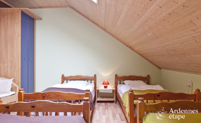 Large holiday home near Vielsalm for 21 people with 7 bedrooms, 4 bathrooms, playroom and private garden