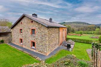 Holiday home for 10 people with jacuzzi, sauna and playground in Vielsalm