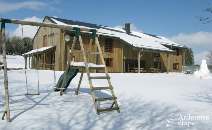 Spacious holiday home in Vielsalm for 22 people with 10 bedrooms, playroom, sauna and large garden