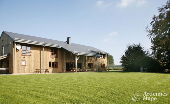 Spacious holiday home in Vielsalm for 22 people with 10 bedrooms, playroom, sauna and large garden