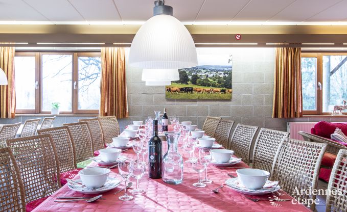 Spacious holiday home in Vielsalm for 22 people with 10 bedrooms, playroom, sauna and large garden