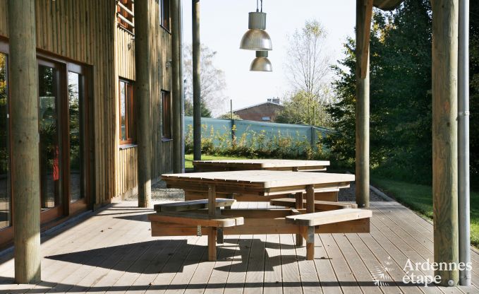 Spacious holiday home in Vielsalm for 22 people with 10 bedrooms, playroom, sauna and large garden